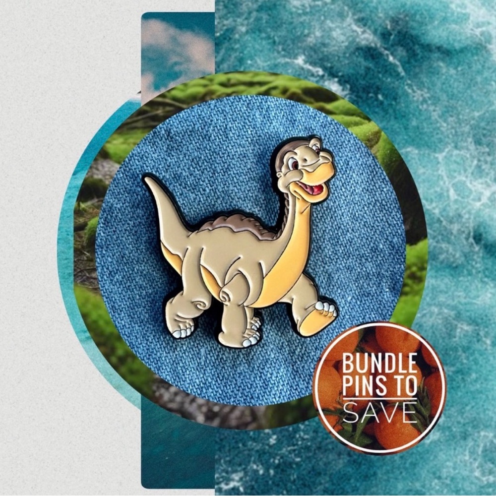 The Land Before Time Enamel Pin - Little Foot
